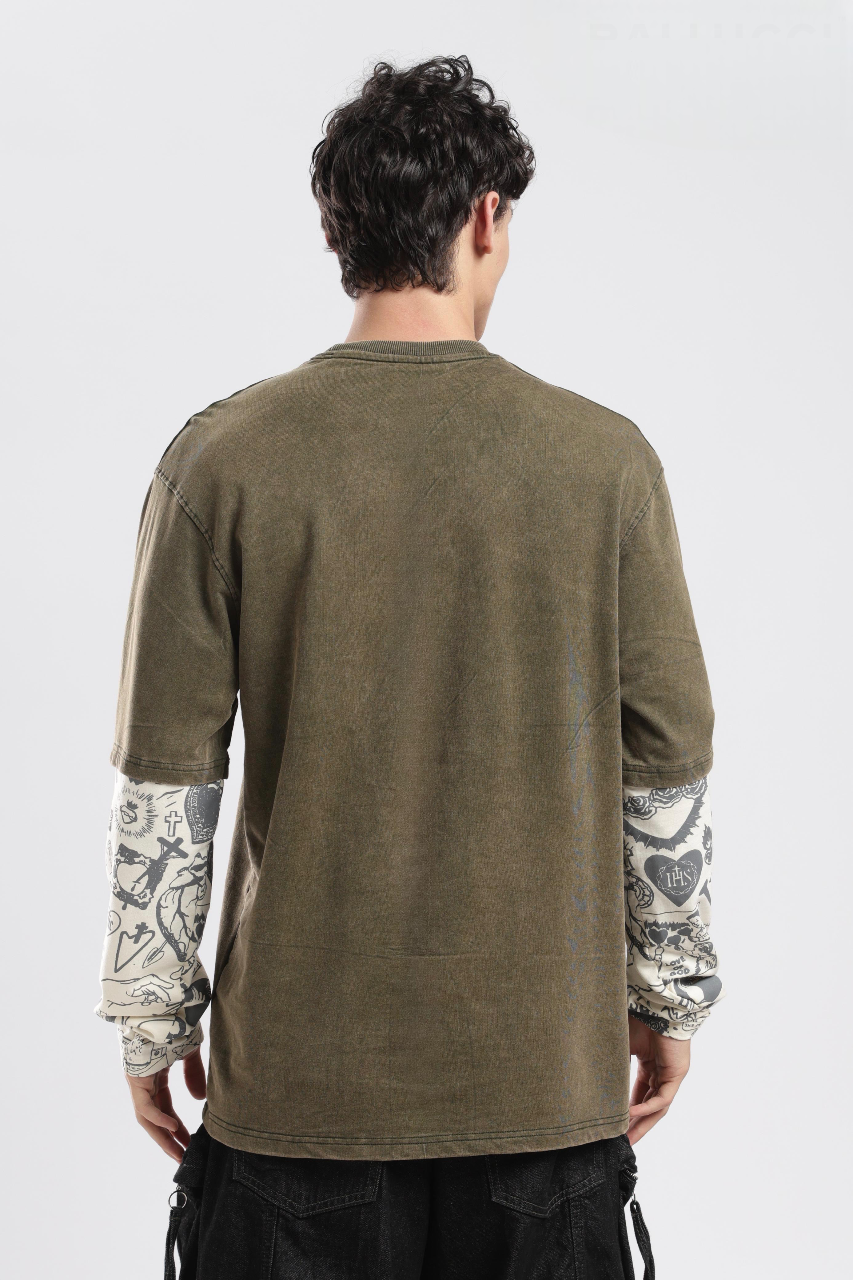 RIFT 93 LAYERED DOCTOR SLEEVE TEE