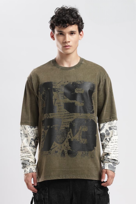 RIFT 93 LAYERED DOCTOR SLEEVE TEE