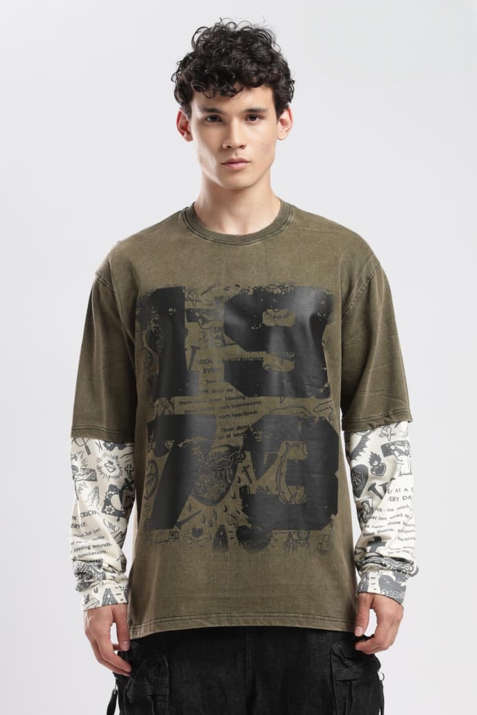 RIFT 93 LAYERED DOCTOR SLEEVE TEE