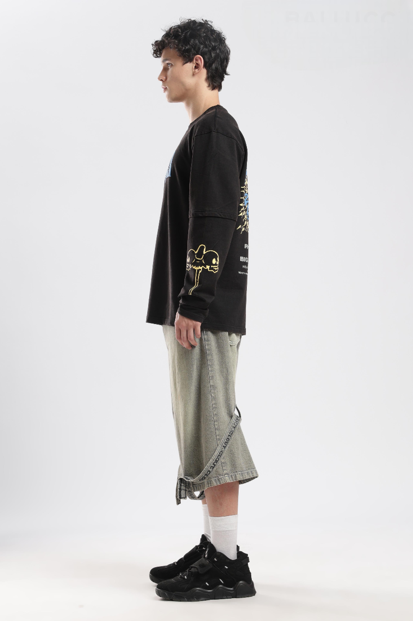 GRUNGE REVIVAL DOCTOR SLEEVE TEE