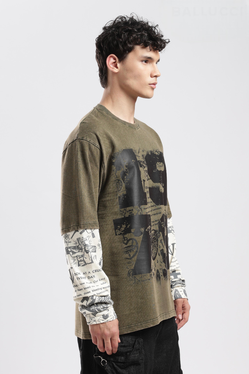 RIFT 93 LAYERED DOCTOR SLEEVE TEE